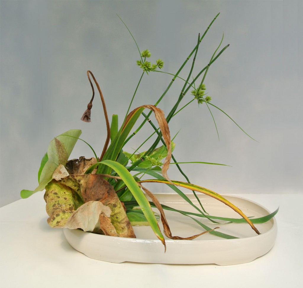 Boel Lindbergh. Ikebana Ohara. Landskap.